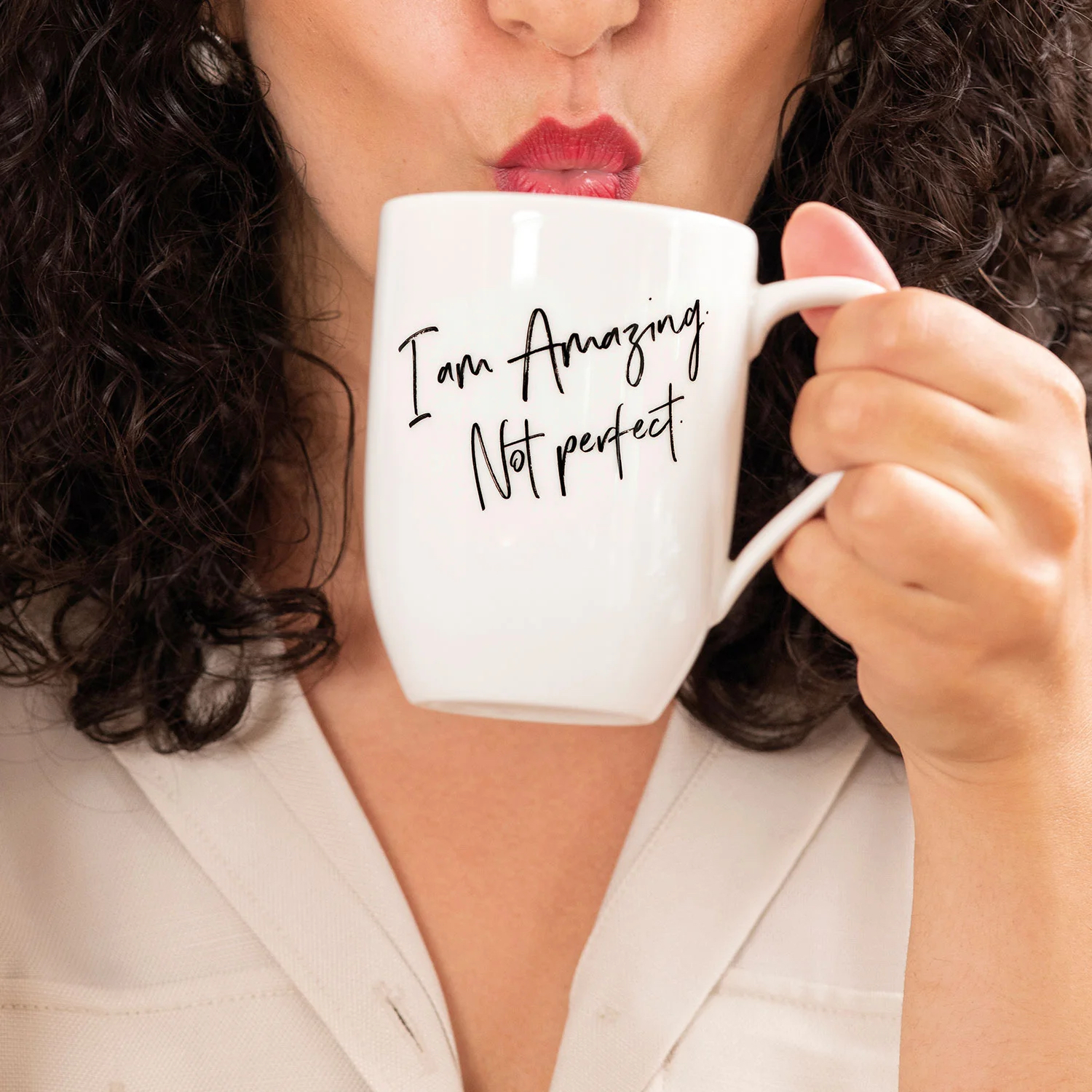 Statement mug "I'm amazing. Not perfect" Кружка 340ml, Фарфор премиум класса Villeroy&Boch