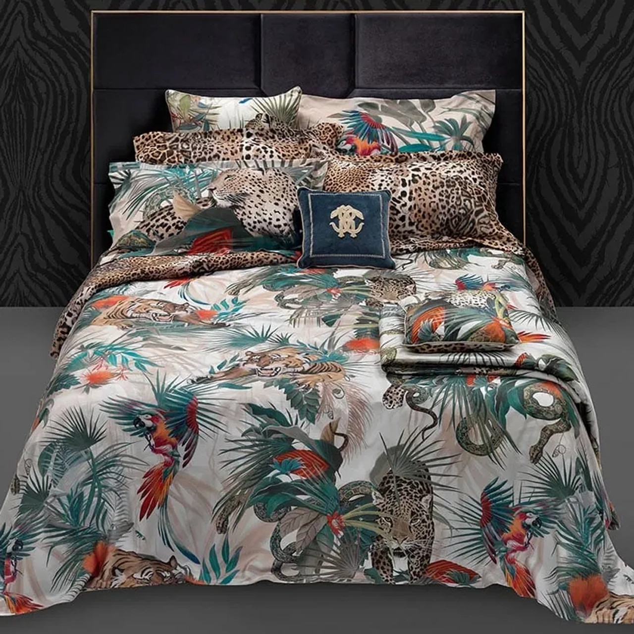 Постельное белье двуспальное Roberto Cavalli Jungle col.002
