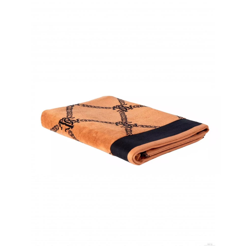 Большое банное полотенце Roberto Cavalli Spider 100*180см, охра