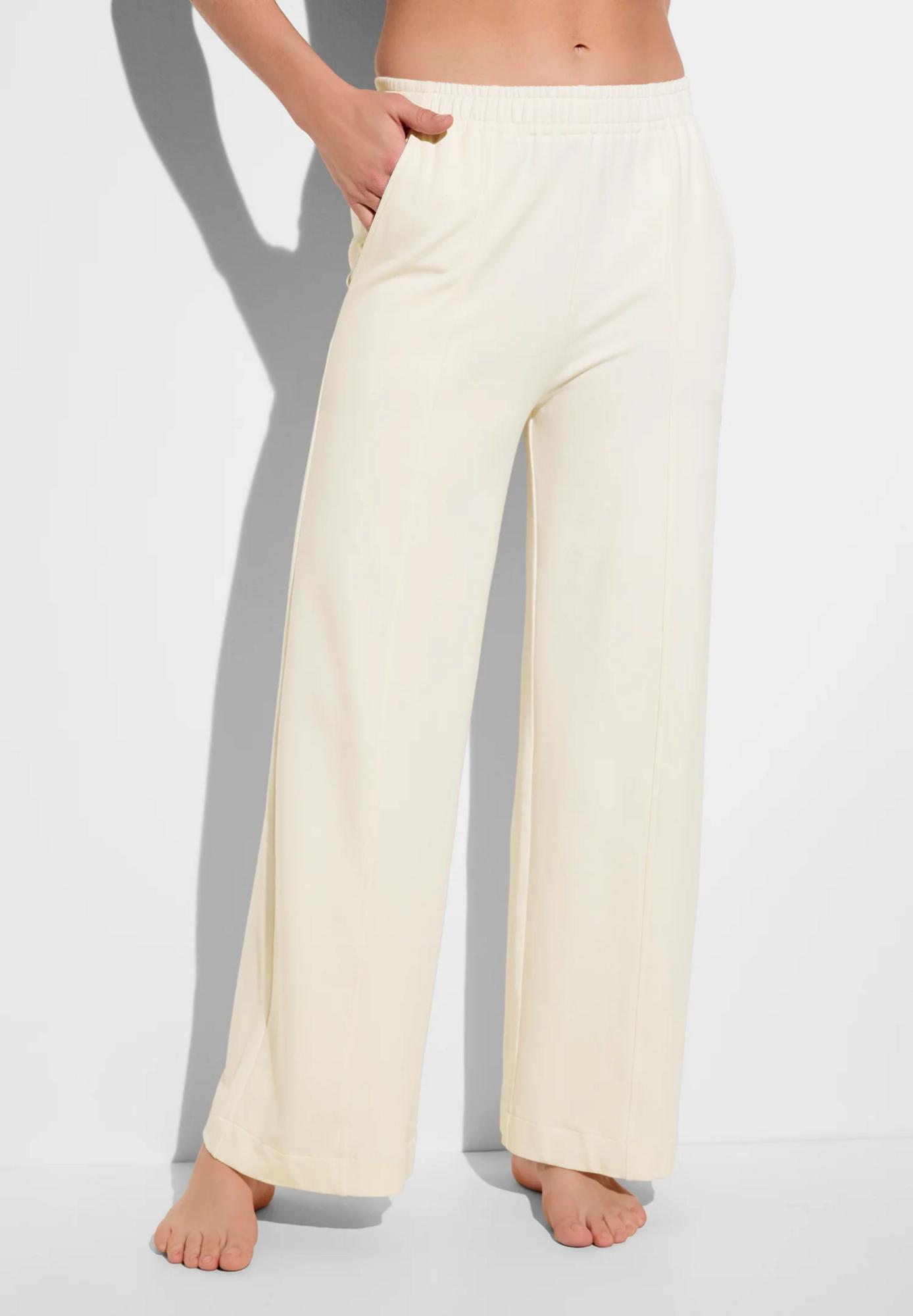 Женский костюм Zimmerli Summer Lounge жакет + брюки, цвет: молочный (sea salt), S/S 2026