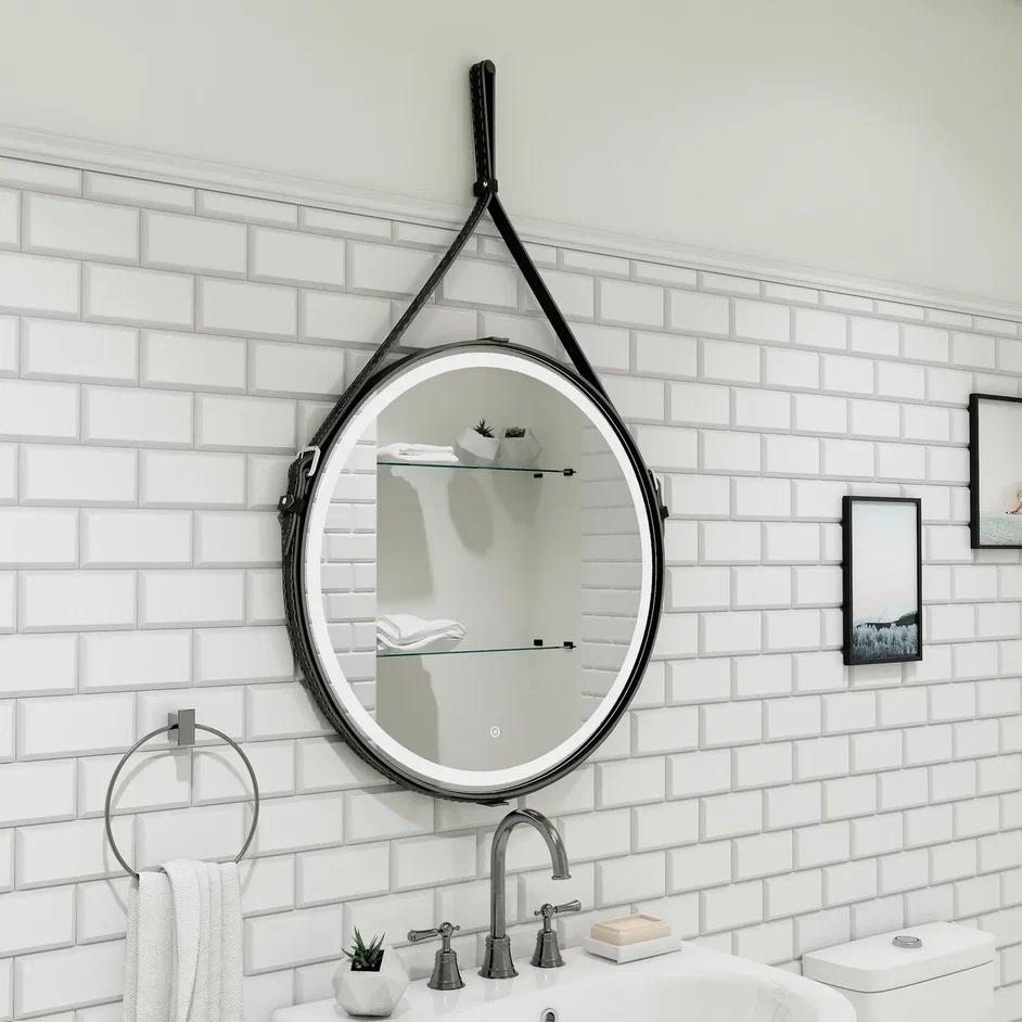 Зеркало Continent Millenium Black LED