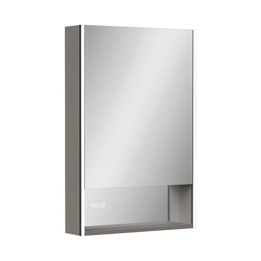 Зеркальный шкаф EQUIL Ferro LED 60 с часами, правый