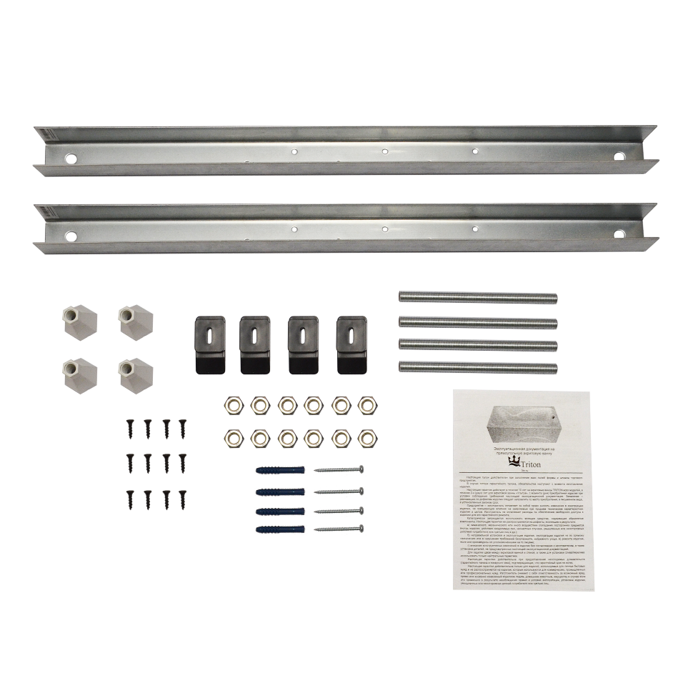 Установочный комплект для прямоугольных ванн шириной 70-75см (шпилька 200мм)