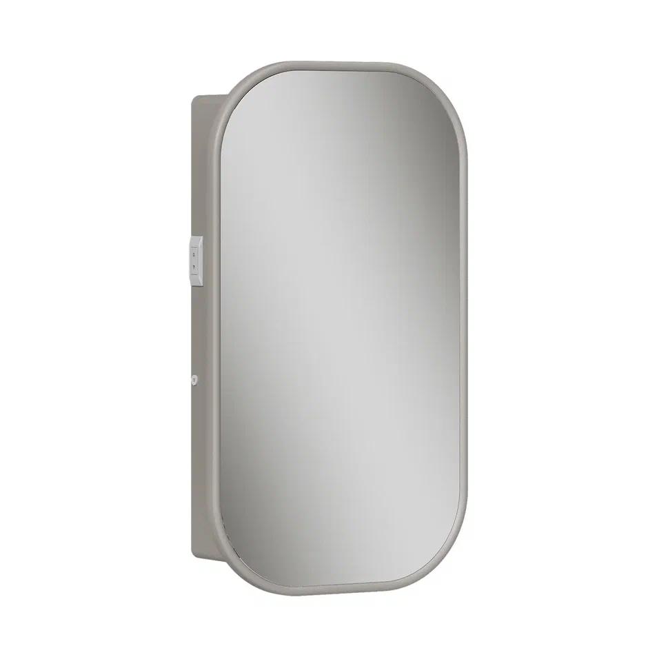 Шкаф зеркальный с подсветкой EQUIL Desert 450х800 универсальный, амарок 