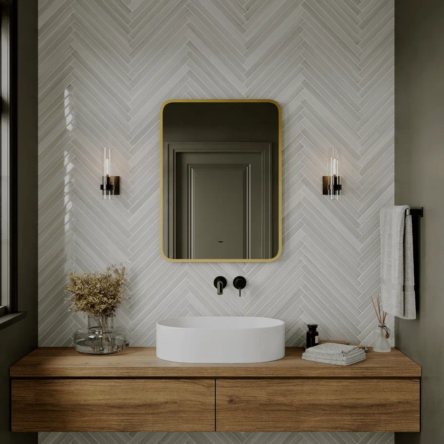 Зеркало Continent Goldwen Led 600*800