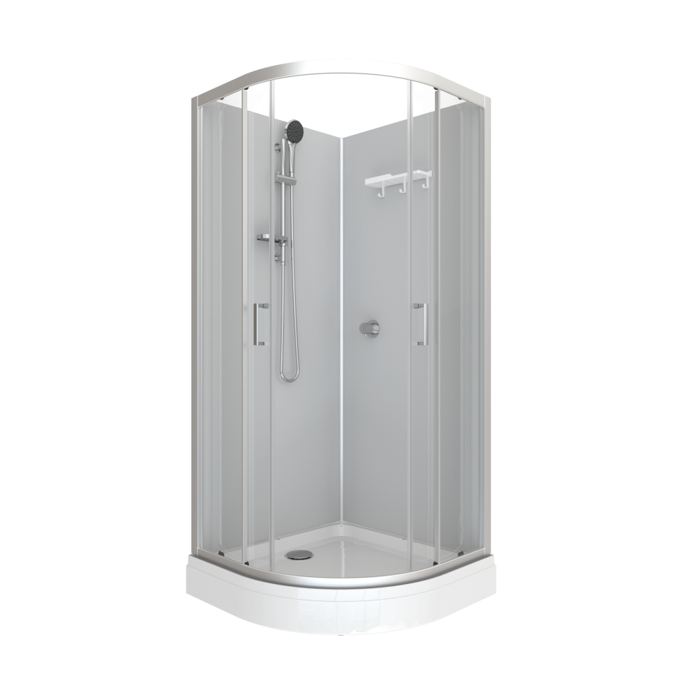Душевая кабина Triton Прайм-СатинБК М3 90*90А без крыши