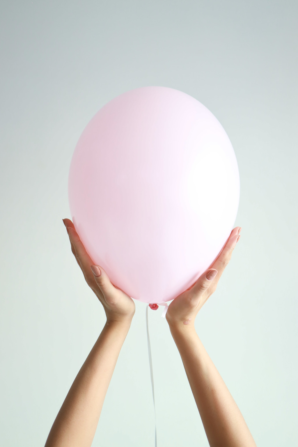 Стандартный шар, нежно-розовый 36 см