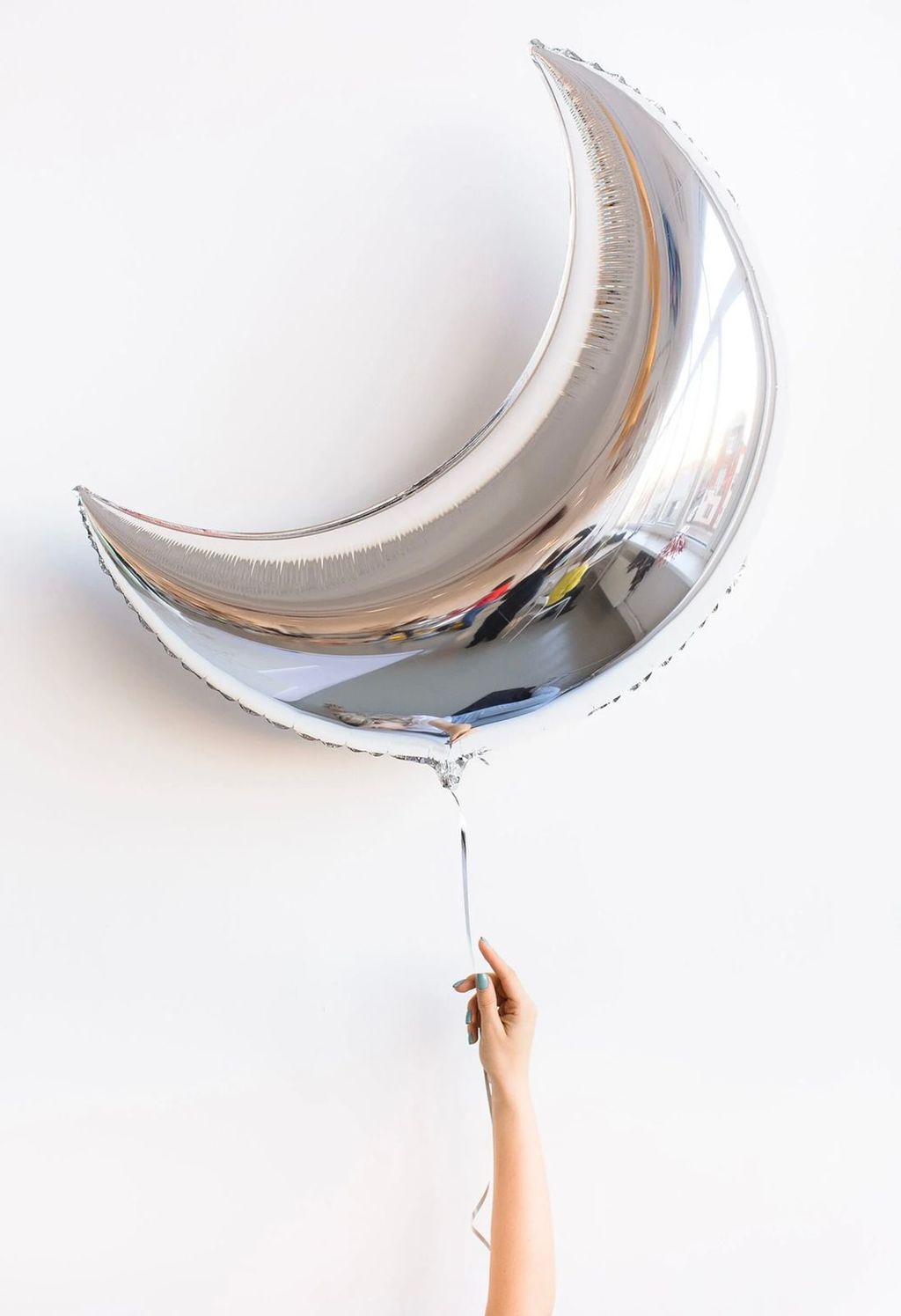 Полумесяц, серебро, 89 см