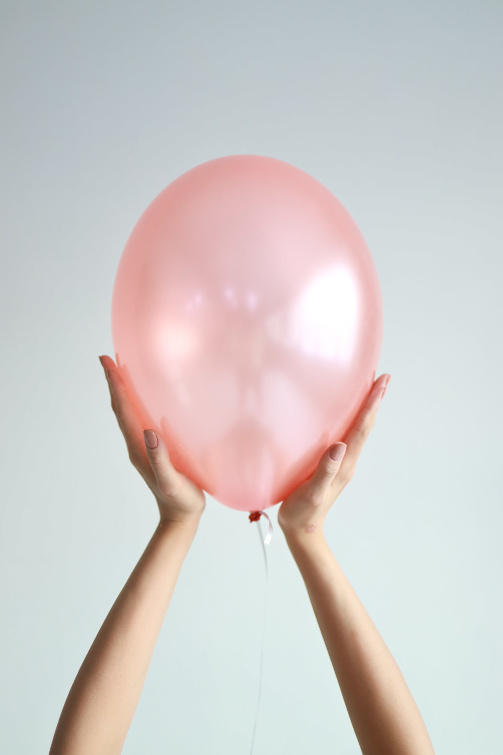 Стандартный шар, металлик, розовое золото, 36 см