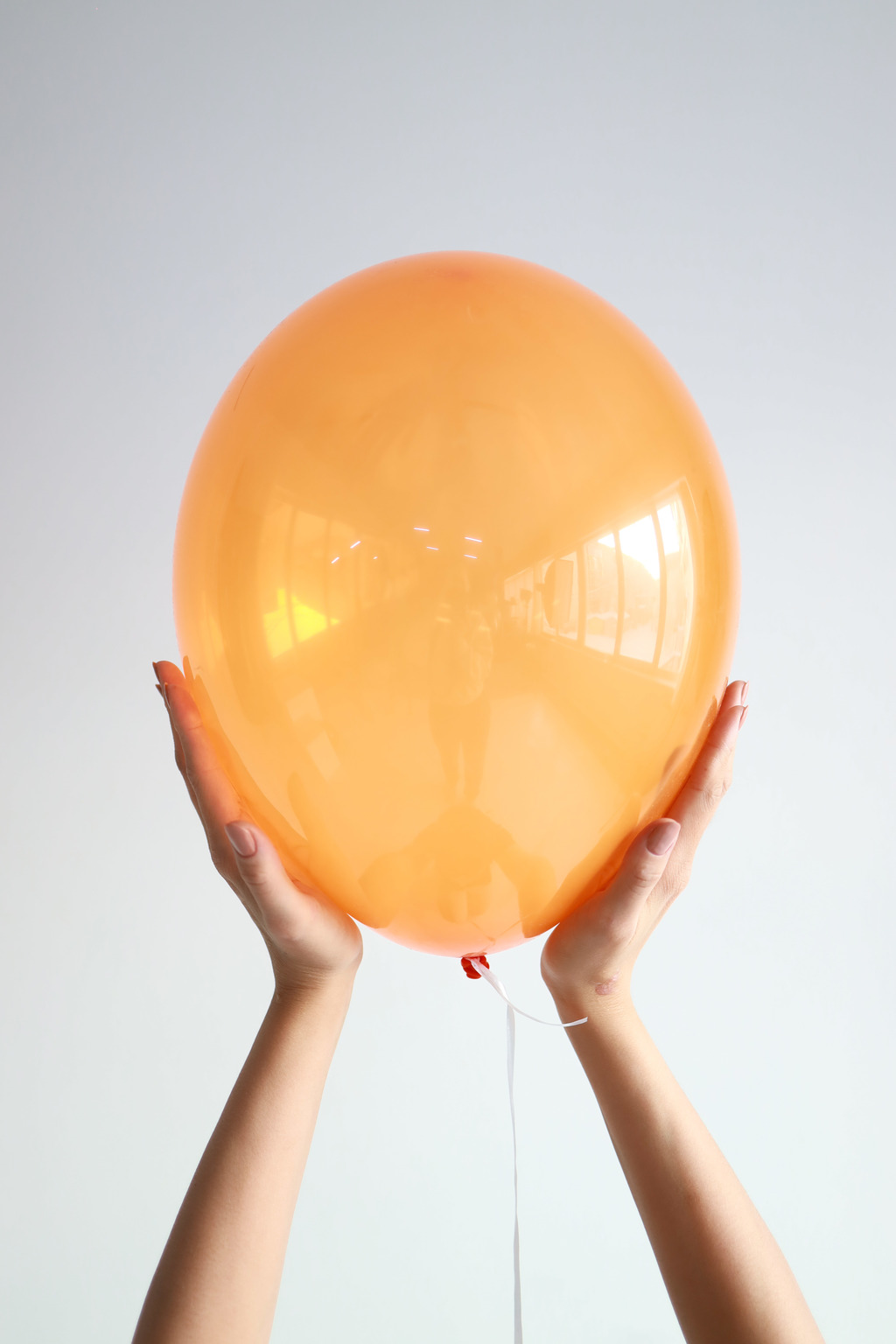 Стандартный шар, кристалл, оранжевый, 36 см