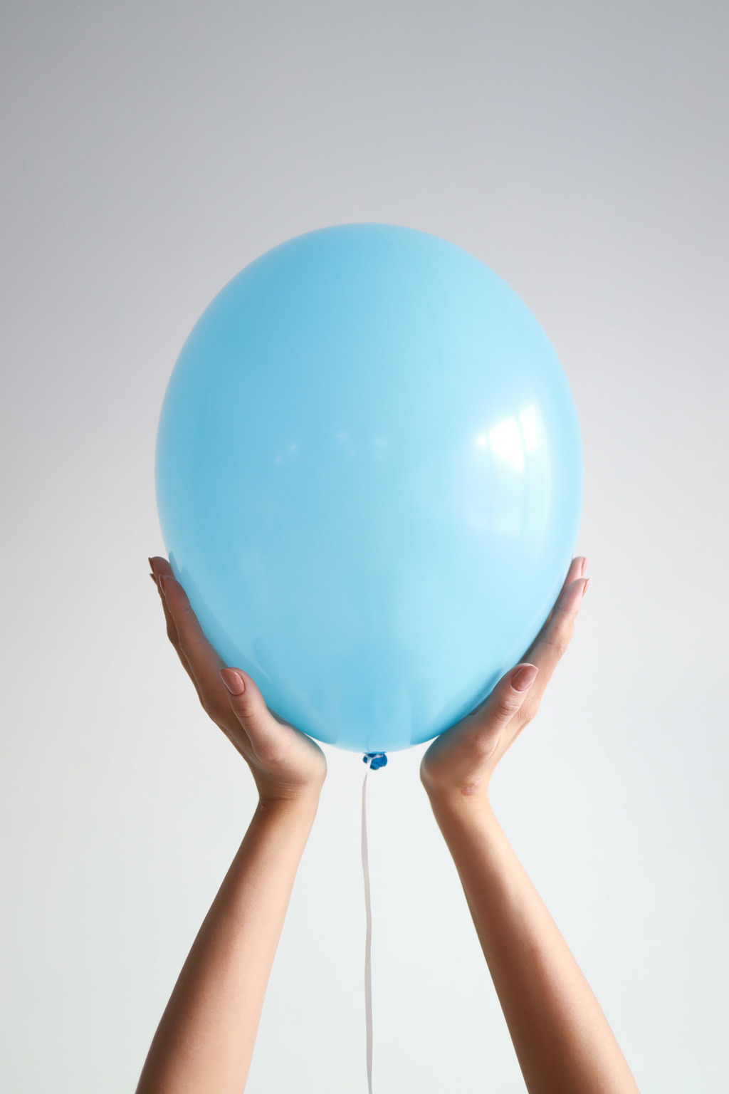 Стандартный шар, голубой, 36 см