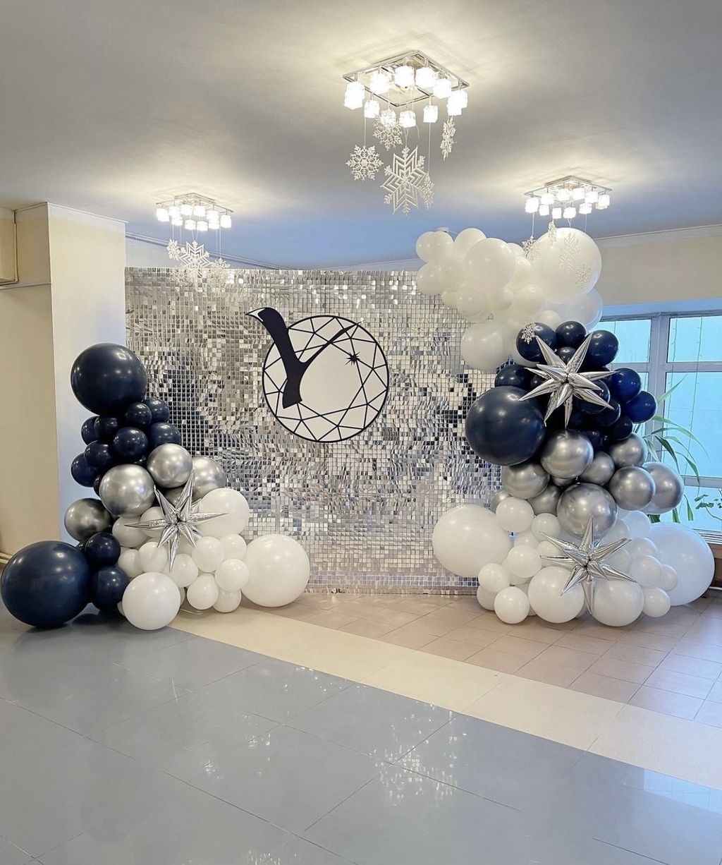 Аренда панели из пайеток 2,4х3м