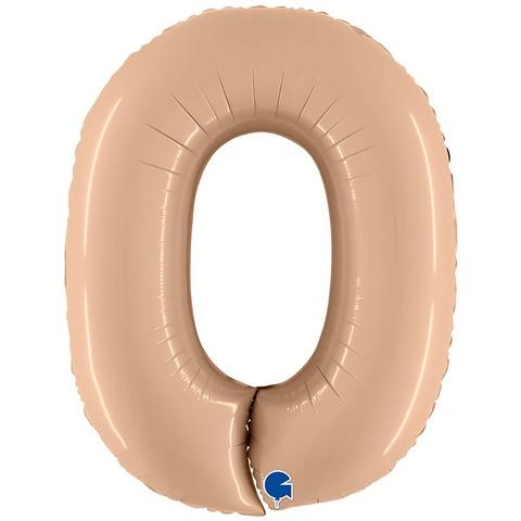 Г 102 см, Цифра, Сатин, Нюдовый "0"