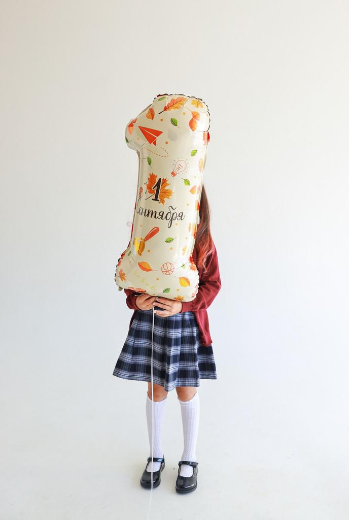 Цифра 1 "С днем знаний"