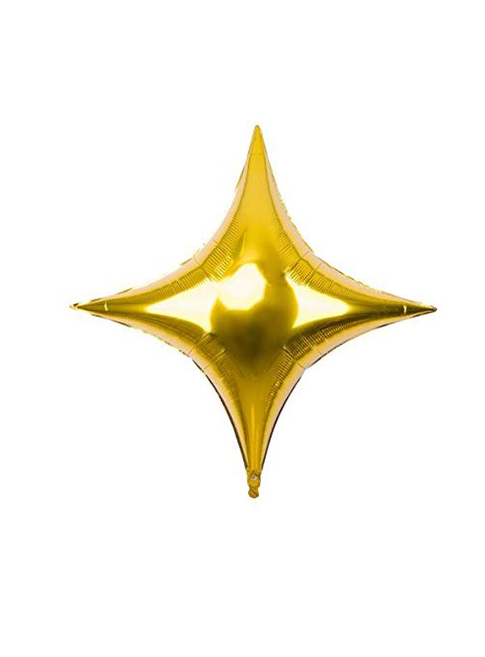 Звезда, четырехконечная, 94 см, золото