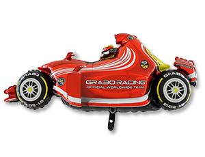Машина гоночная красная, 124 см