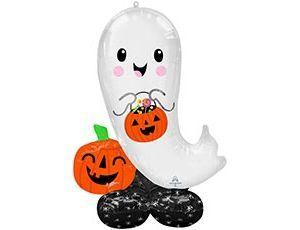 Фигура на подставке, Привидение и Тыква, 91*134 см