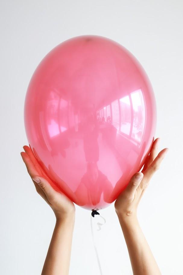 Стандартный шар кристалл, бургундия, 36 см