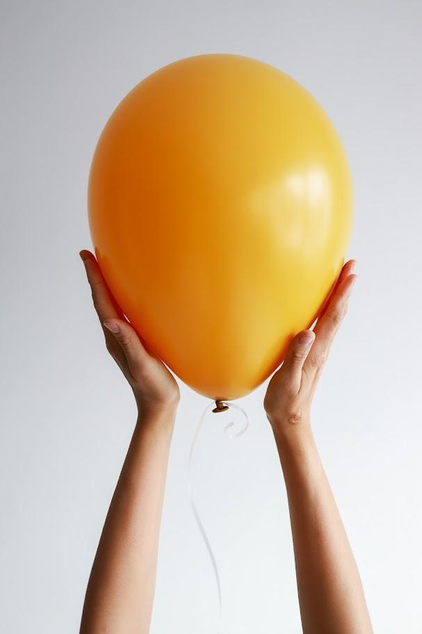 Стандартный шар, горчица, 36 см