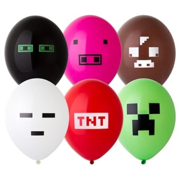 Стандартные шары, майнкрафт, 36 см