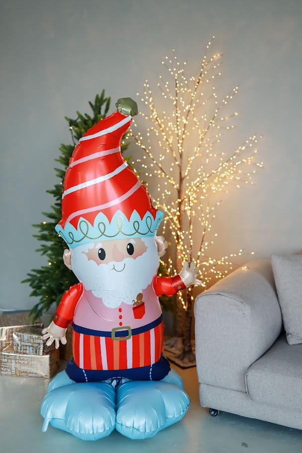 Фигура на подставке, Гном новогодний, 132 см