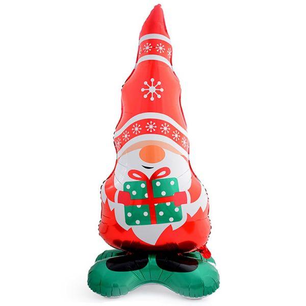 Фигура на подставке, Гном с подарком, 147 см