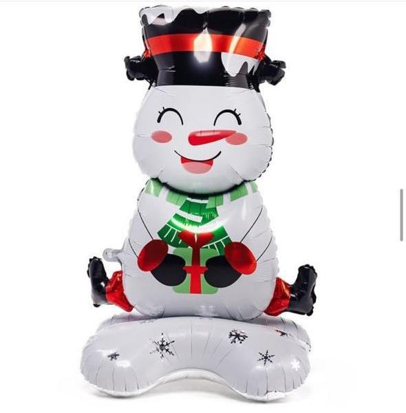 Фигура на подставке, снеговик