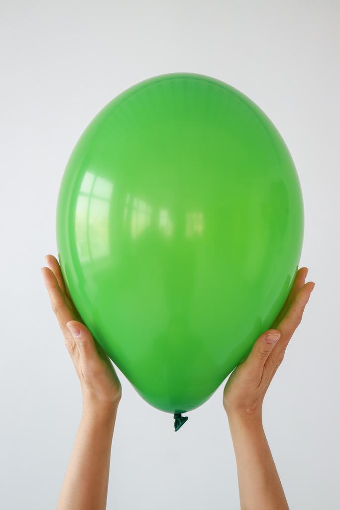 Стандартный шар, зеленый лист, 36 см