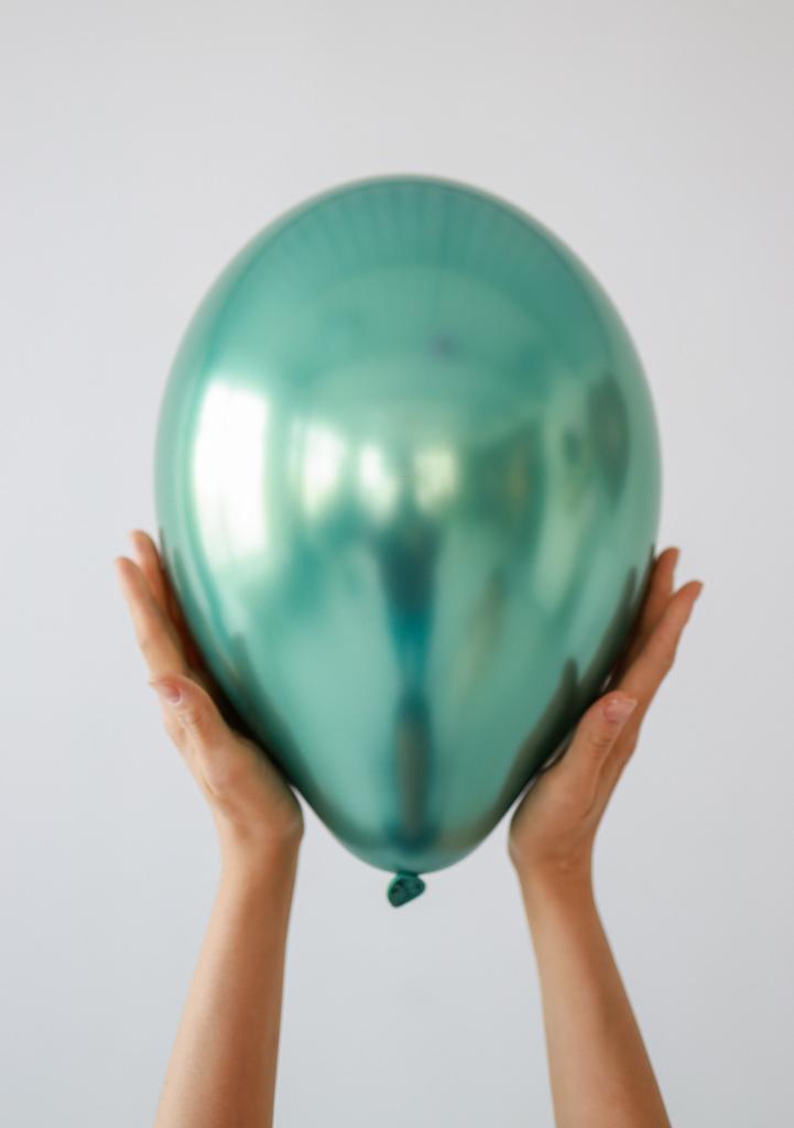 Стандартный шар, хром зеленый, 36 см