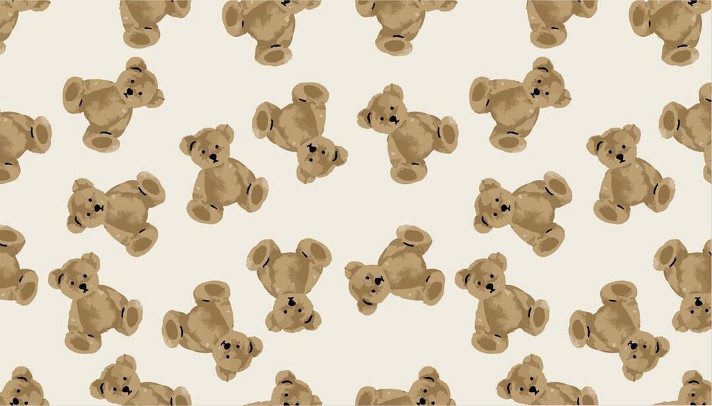 Открытка-конверт, без надписи, Мишки Тедди, 8*17 см