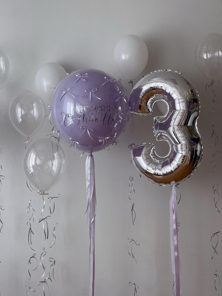 Набор "С бантиками сирень" 1