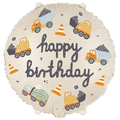 Круг, Happy Birthday Строительные машины