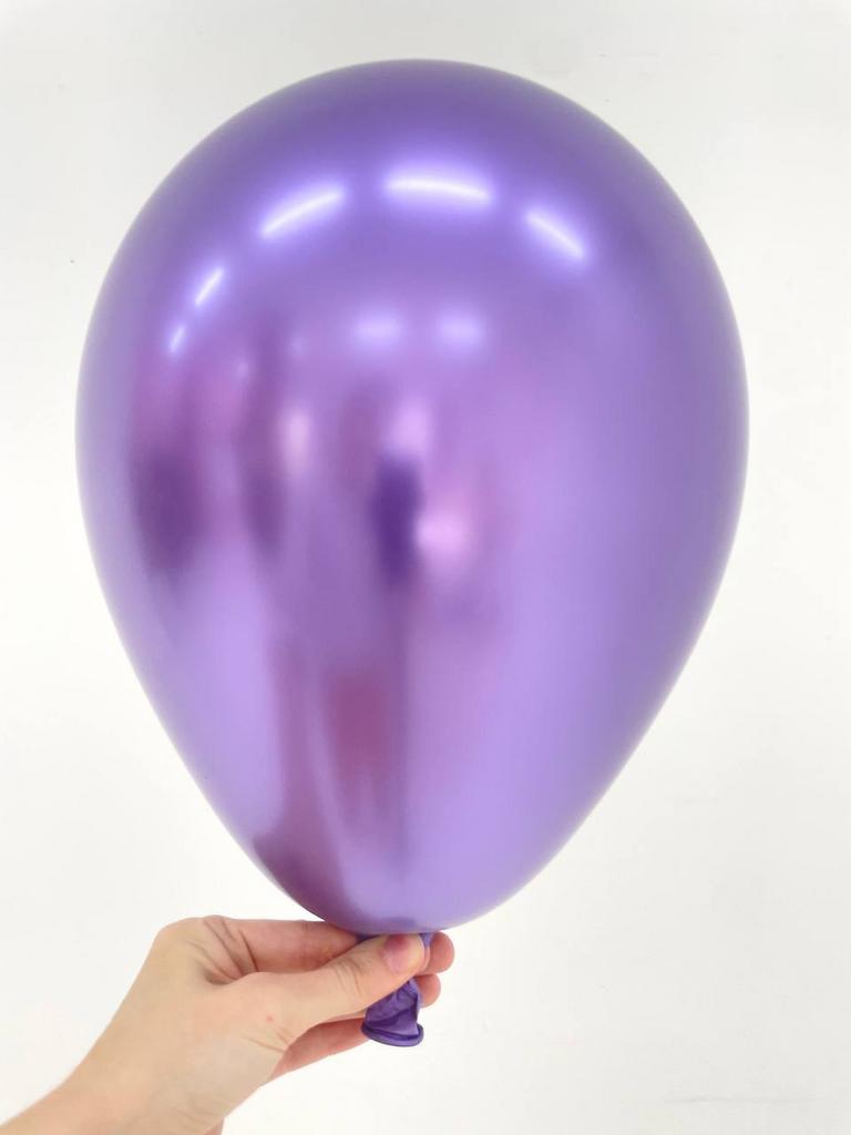 Стандартный шар, фиолетовый хром, 36 см