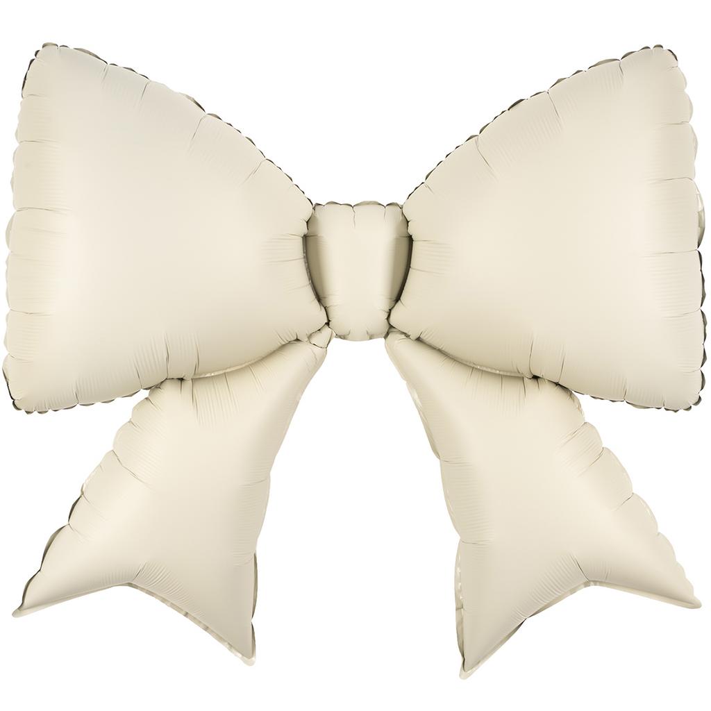 Бант, Сатин, Кремовый, 99 см