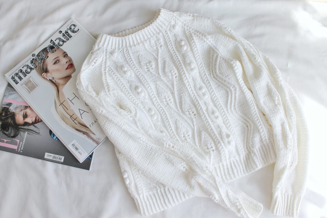 Описание вязания Свитер "Spring"