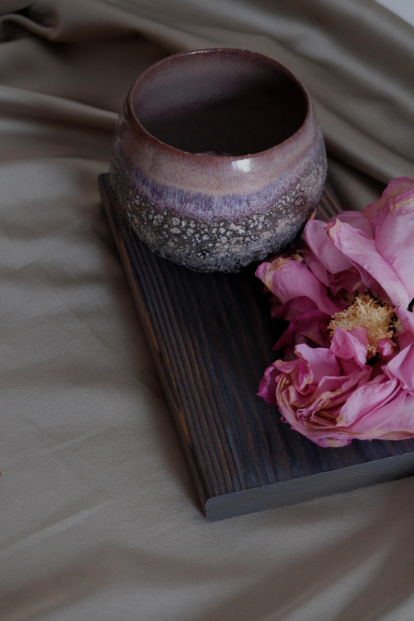 Керамика ручной работы чашка Тёмные Луны HURMA