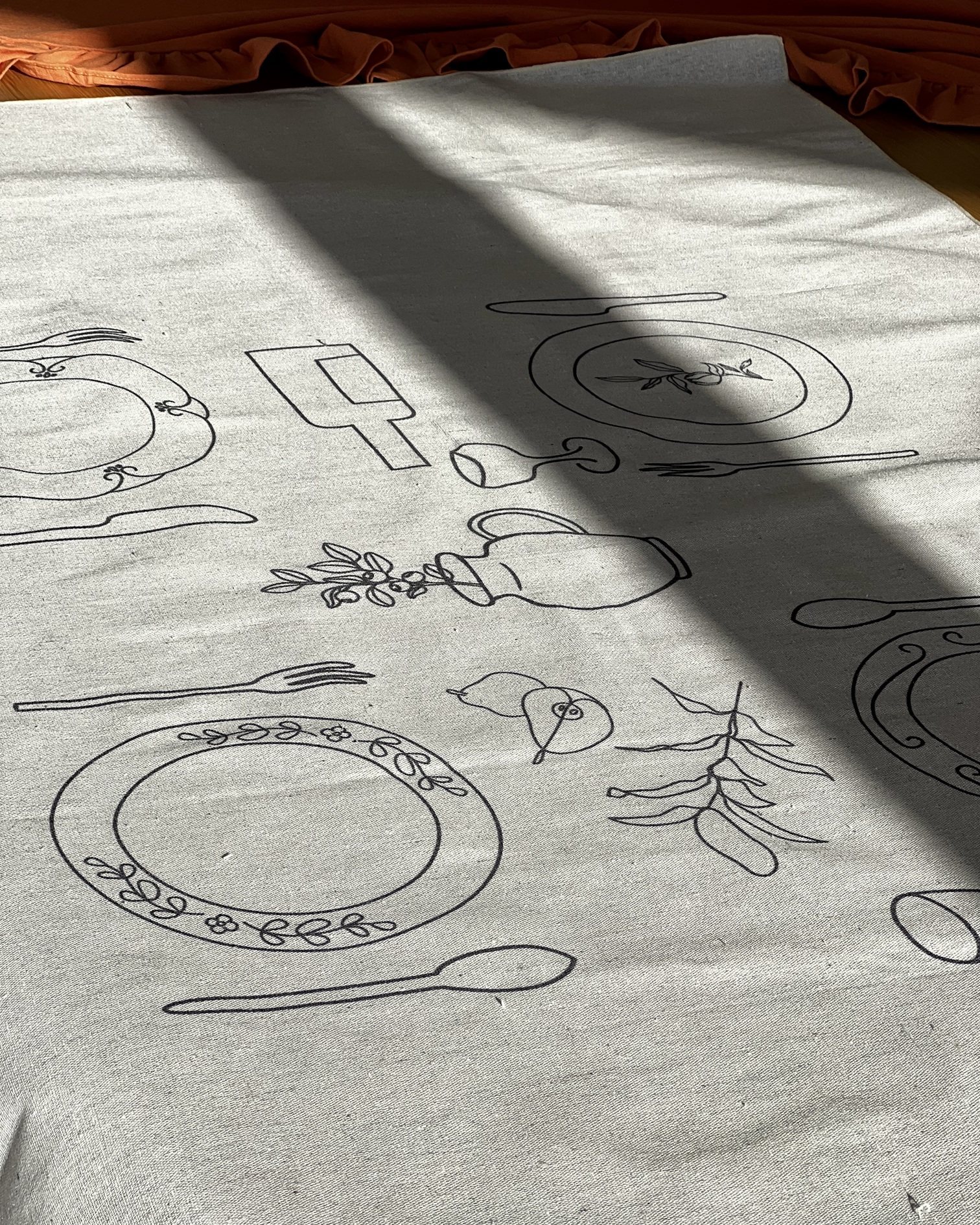 Скатерть прямоугольная