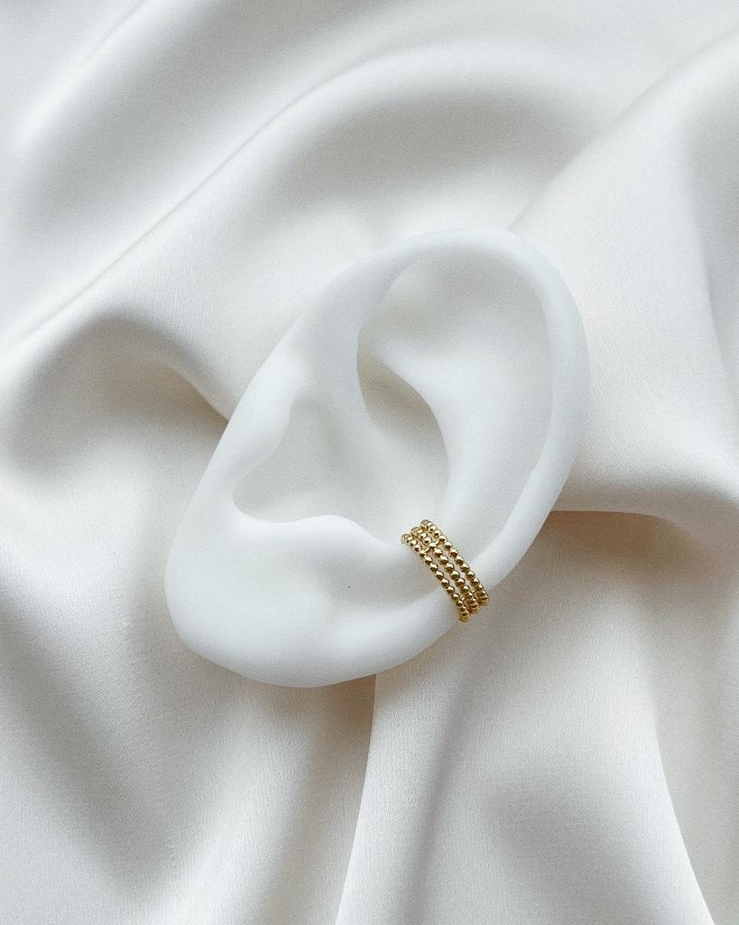 Кафф с шариками (позолота)