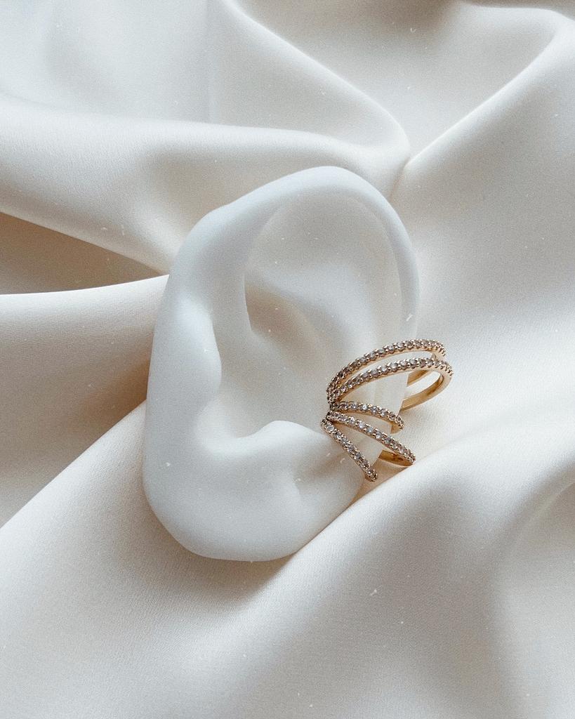 Крупный кафф с фианитами