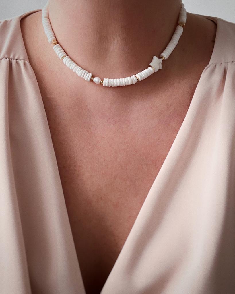 Чокер из ракушечника (позолота)