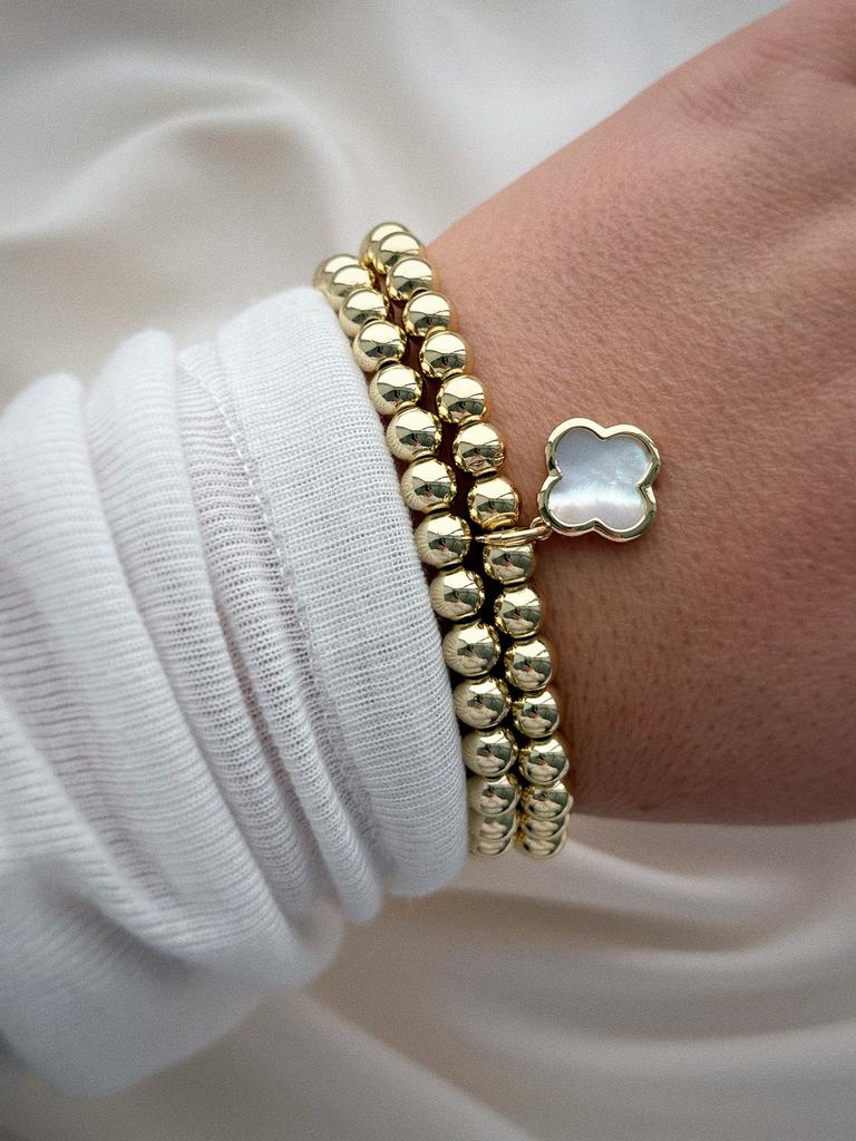 Браслеты из гематита (позолота)