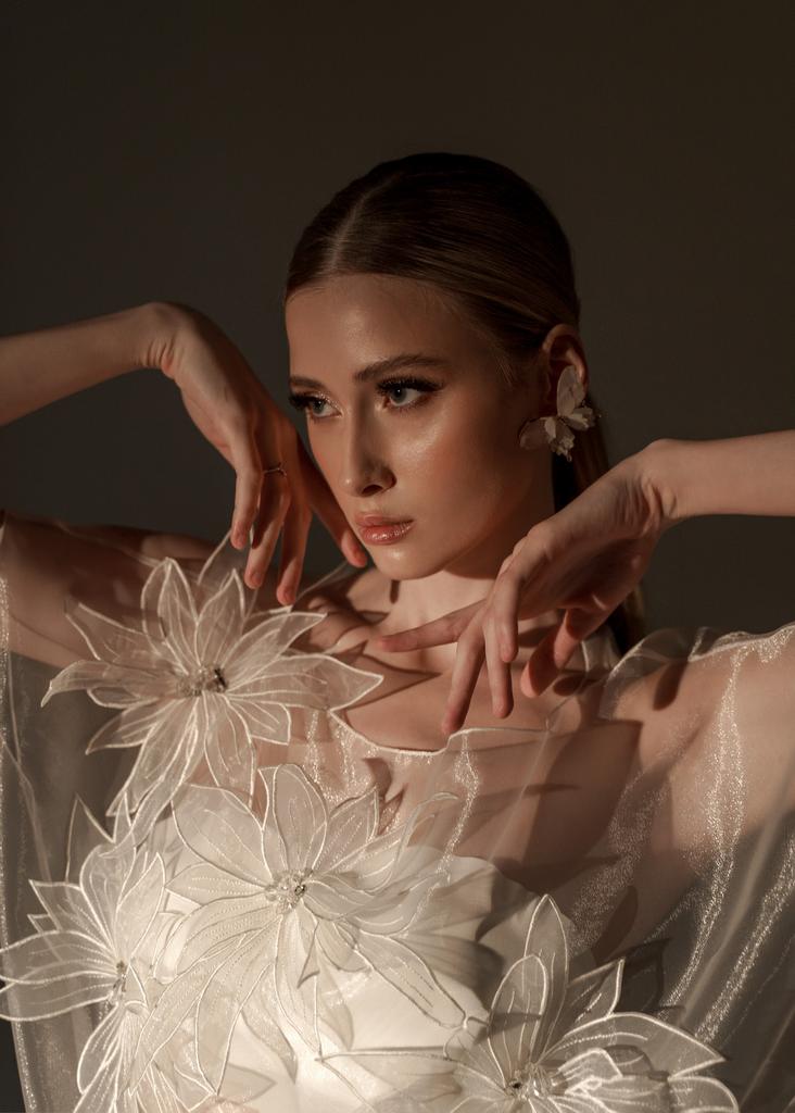 Блуза с цветами