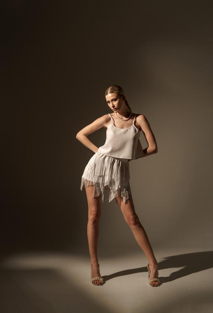 Шорты с бахромой