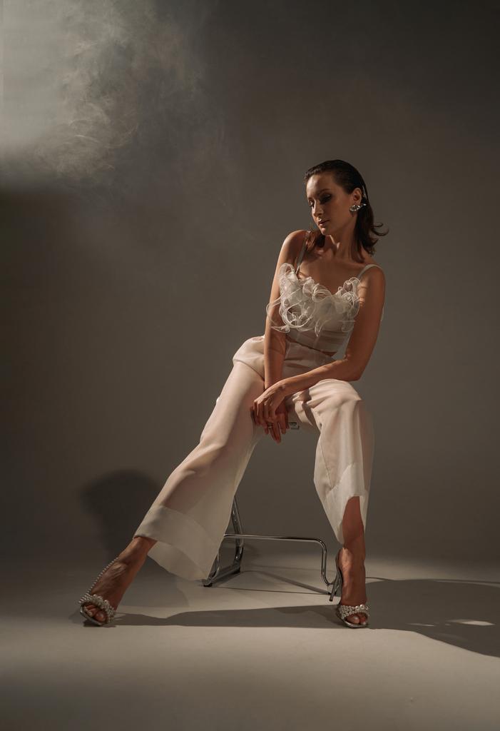 Брюки из органзы