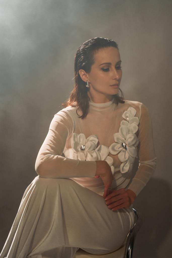 Водолазка с цветами