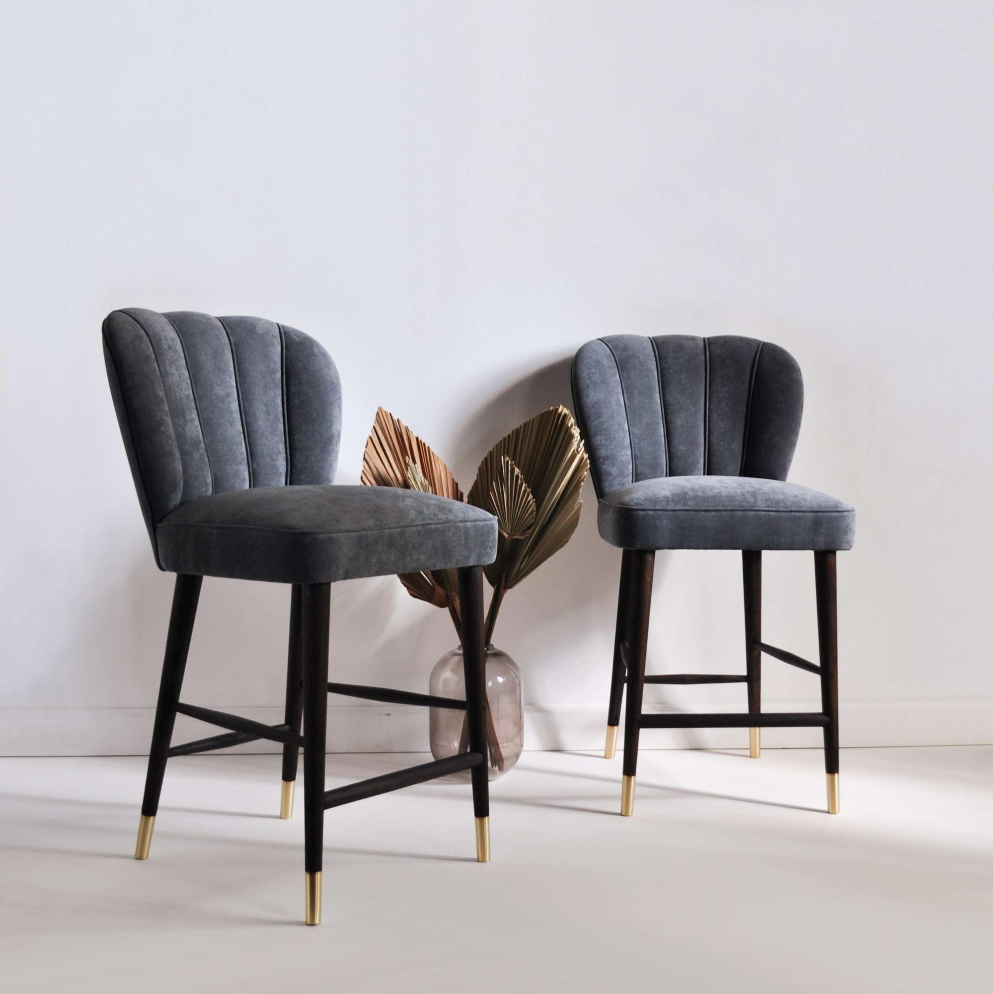 Стулья полубарные дизайнерские Бруни