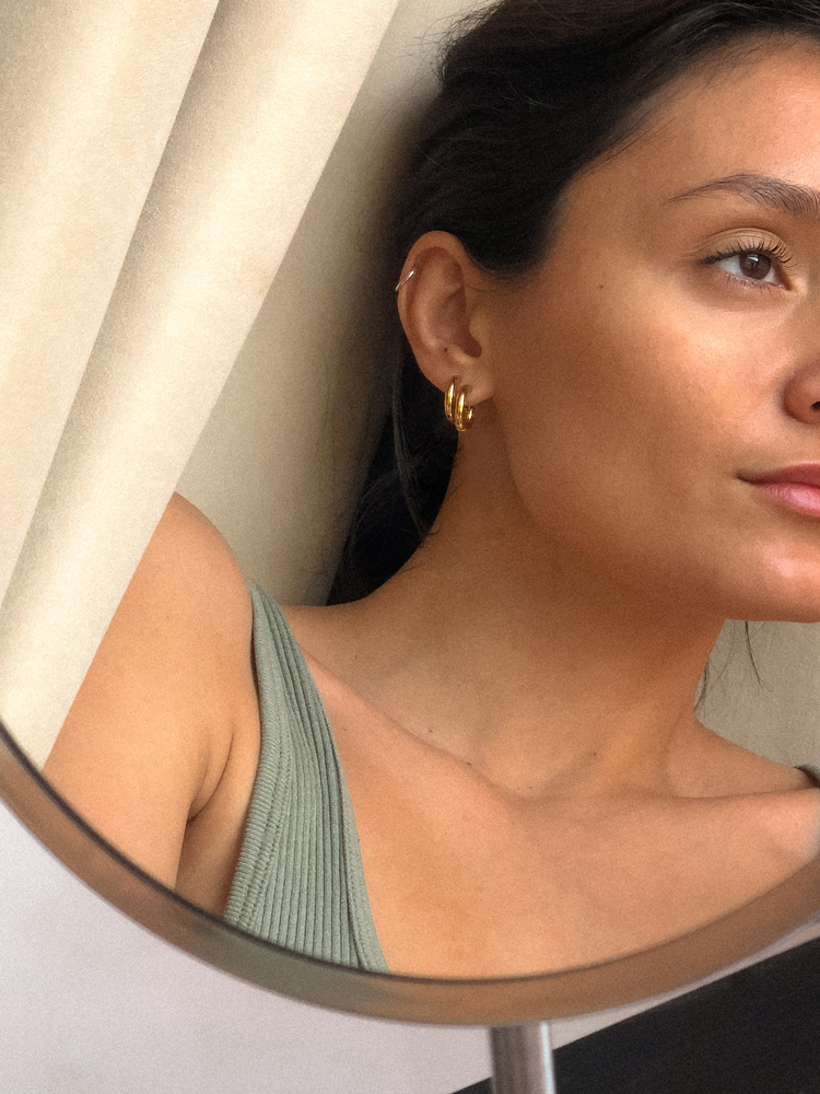 Серьги-креолы для подвесок