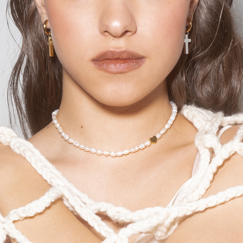 Чокер LAZY MONDAY из барочных жемчужин