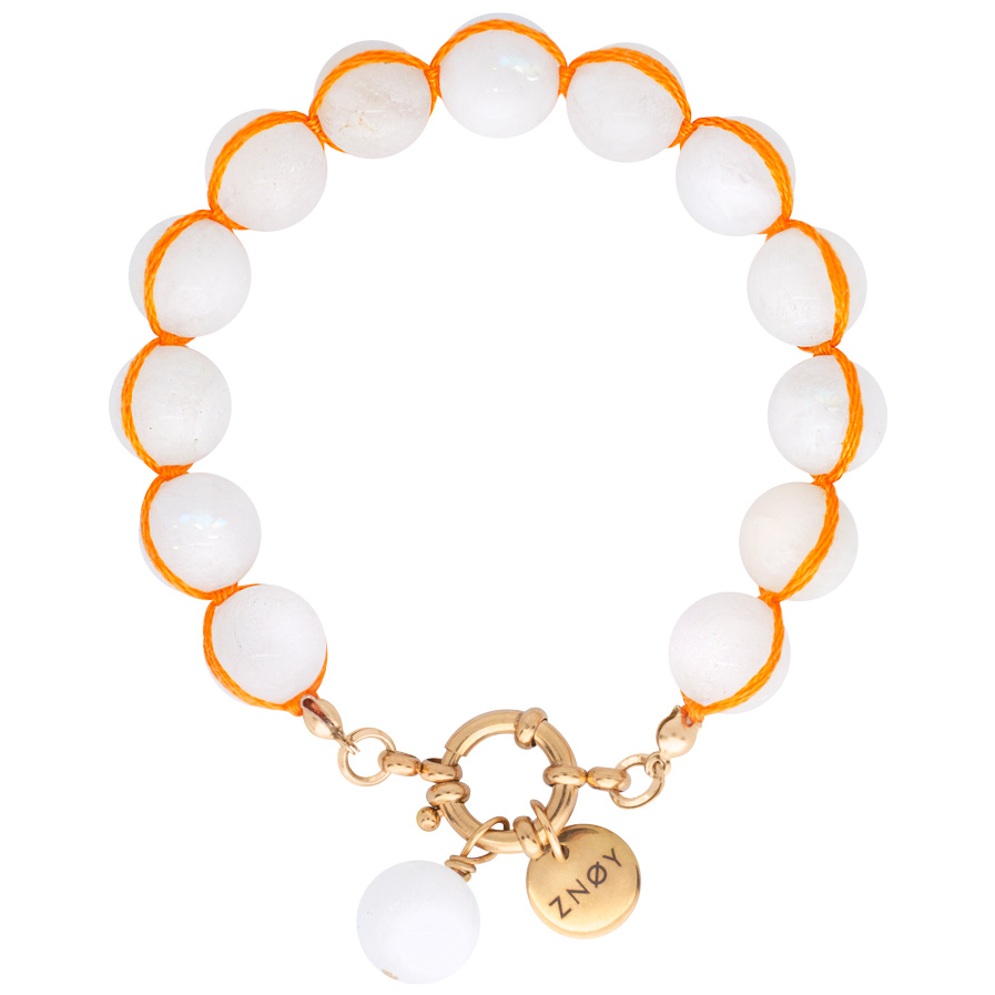 Браслет TIE ME UP из лунного камня