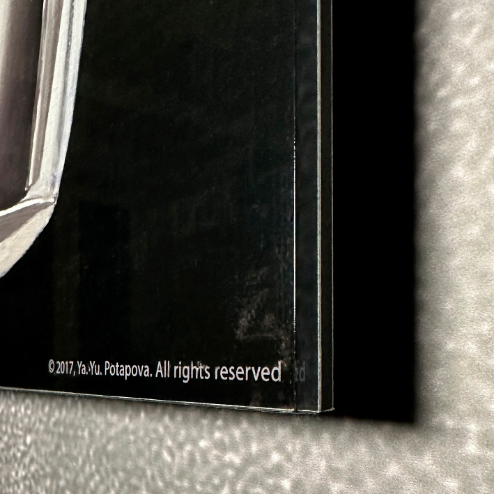 Cовременная принт-картина Deluxe, ч/б девушка ню "Скульптура", 50х40 см, стекло